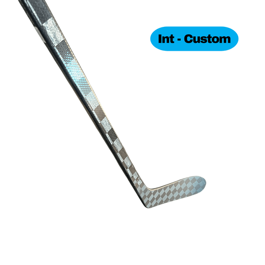 Bâton de hockey intermédiaire personnalisé Pro All Black LabHockey