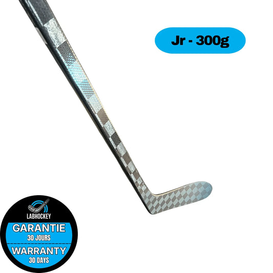 Bâton de hockey junior Pro All Black 300g LabHockey
