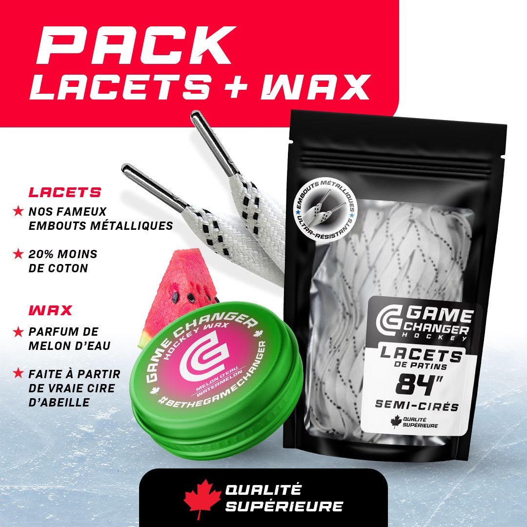 Duo paire de lacets + cire à bâton (wax)